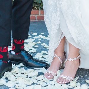 Wedding wedge heels 👰🏻‍♀️